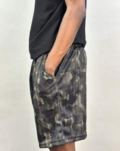 Short de bain pour homme Short de bain de plage pour homme en polyester à séchage rapide Short de bain de plage pour homme avec logo imprimé personnalisé - Product Image 3