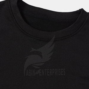 Sweat-shirt décontracté pour homme, col rond, haute qualité, durable, respirant, hiver, tissu polyester/coton uni, impression personnalisée - Product Image 3