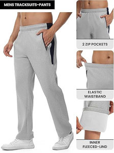 Pantalons de survêtement décontractés pour homme personnalisés avec capuche, 100% coton, respirant, taille élastique double, logo brodé pour ensembles d'hiver - Product Image 4