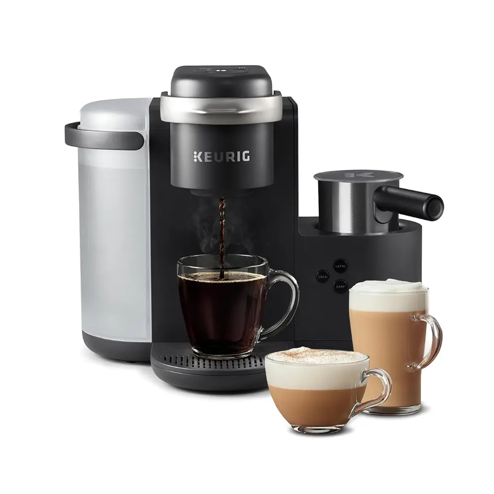 BEST SELLER Keurig k-cafe tek hizmet k-fincan kahve, Latte ve Cappuccino makinesi, koyu kömür