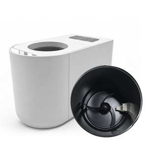 Composteur alimentaire électrique pour cuisine avec fenêtre visible, traitement intelligent par IA, contrôle des odeurs, fonction de compostage des déchets ménagers, capacité de 4,5 L - Product Image 1