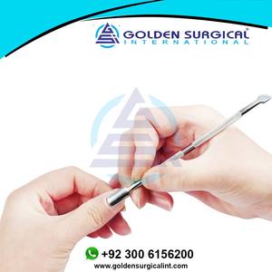 Ensemble de 4 pièces en acier à Double extrémité, poussoir à cuticules, dissolvant de peau morte, nettoyeur de manucure, soins des ongles, outil d'art, tout pour la manucure - Product Image 4