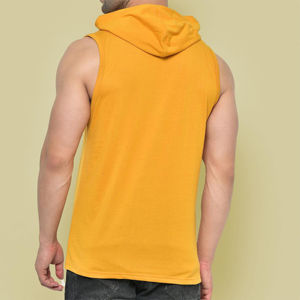 เสื้อกล้ามผู้ชายคุณภาพสูง ผ้าฝ้ายระบายอากาศ 100% สำหรับออกกำลังกาย ฟิตเนส วิ่ง ไซส์ XL ลดราคา รับผลิตแบบ OEM ODM - Product Image 3