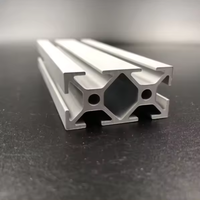 Profilé en aluminium extrudé sur mesure en alliage 6061 à rainures en T, tailles personnalisées 20x20 30x30 40x40 45x45 60x60 40x80, découpe et poinçonnage sur mesure