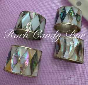 Anillos de servilletas, anillos de servilletas de ratán, anillos de servilletas de mimbre, Decoración de mesa - Product Image 3