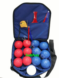 Soft Medium Hard Boccia Balls Set Heavy-Duty Cordley G-14 Material Carrying <b>Bag</b> Easy <b>Grip</b> Regulation Balls Included Customized - Product Image 4