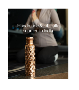 Botella de agua de cobre de 1L más vendida con tapa, diseño único personalizado, accesorio de alta calidad para fiesta - Product Image 4