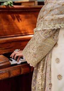 Heavy Kurti Lehenga Choli Indian Style Dress for Wedding <b>White</b> Embroidery Bridal Lehenga Pakistani Long Dress - Product Image 3