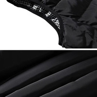 Chaleco de hombre, chaqueta de burbuja sin mangas de invierno de fabricante 2025, ropa, chaleco acolchado de plumón con logotipo personalizado para hombre