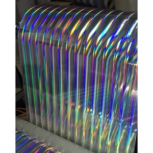 Película Holográfica Arcoíris para Iluminación de Paredes con Adhesivo Acrílico Duradero, Fácil Aplicación y Larga Duración - Product Image 2