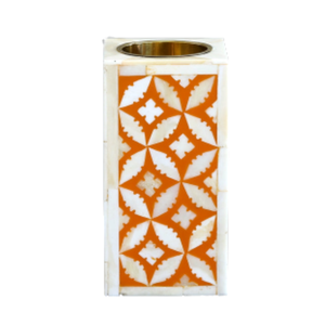 Brûleur à Bakhoor en bois de santal écologique, finition brillante de haute qualité, incrustation d'os, ouverture large, longue durée de vie, design religieux personnalisé - Product Image 1