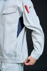 Nuevo Conjunto de Ropa de Trabajo de Alta Visibilidad para Mujer FMF de Vietnam, Color Gris y Azul Marino, Manga Corta, Duradero, Transpirable y Cómodo - Product Image 4