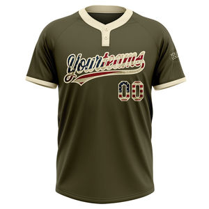 Venta al por mayor de camisetas y uniformes de béisbol para jóvenes Unisex personalizado impresión por sublimación diseño transpirable conjuntos - Product Image 2