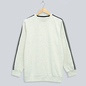 Sudadera de Color sólido liso para hombre, ropa cómoda, sudadera moderna, ropa de calle diaria, Sudadera de cuello redondo, tela de tacto suave - Product Image 6