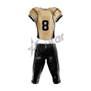Ensembles d'uniformes de football américain rétro respirants et personnalisés pour adultes en matière Spandex/Polyester - Product Image 5