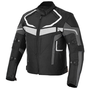 Motorcycle Protective Jacket For Men With Reinforced Panels And Adjustable Fit Design. - Product Image 5