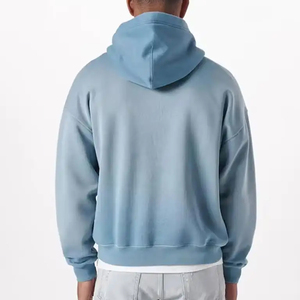 Sweat-shirt à capuche personnalisé OEM en gros, en molleton de coton lourd, pour hommes et femmes, streetwear, logo vintage, sweat-shirt à capuche - Product Image 4