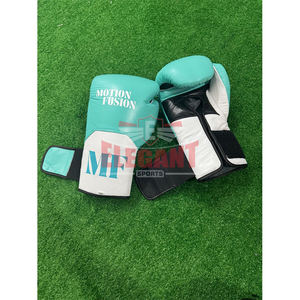 Gants de boxe en cuir avec logo personnalisé Gants de boxe professionnels en cuir véritable de haute qualité entièrement personnalisés vente en gros - Product Image 1