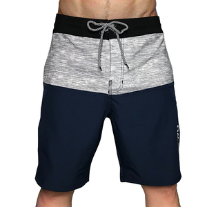 Shorts de surf en maille respirants, à séchage rapide, écologiques, durables, avec cordon de serrage, tissu personnalisé, pour hommes, fabrication OEM - Product Image 1