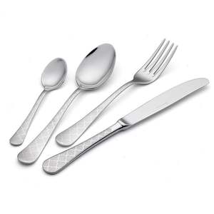 Juego de cubiertos tradicional de acero inoxidable de primera calidad, ideal para cocinas domésticas indias, restaurantes y uso en fiestas. - Product Image 1