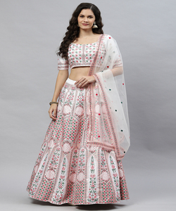 Heavy Exclusivo Diseñador Indio Lahenga Choli con dupatta ropa festiva precio al por mayor thnic prenda Surat fabricación lehenga choli - Product Image 5