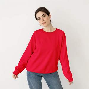 Sudadera lisa de manga larga para mujer Venta al por mayor sudaderas transpirables térmicas de moda cómodas informales únicas para mujer - Product Image 5