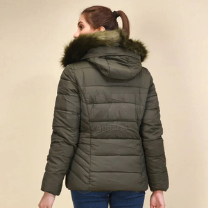 Chaqueta Acolchada de Alta Calidad para Mujer, Estilo 2025, Tejida, Transpirable, con Forro de Algodón Cálido, Relleno de Poliéster para Invierno - Product Image 5