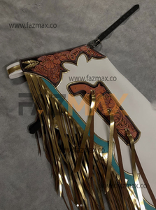 Équipement pour chevaux Chap en cuir fait à la main Sports de plein air Western Fashion Racing Full Chaps From Pakistan - Product Image 2