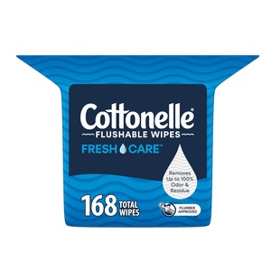 Toallitas Húmedas Cottonelle para Cuidado Personal, Suaves y Desechables en el Inodoro - Product Image 4
