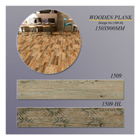 Carrelage mural en planche de bois de qualité supérieure 150x900mm carreaux de céramique à l'aspect bois naturel nouvelle Texture carreaux de mur 15x90 cm
