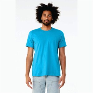 T-shirt col rond coupe régulière pour hommes manches courtes tricoté teint uni léger confortable décontracté vêtements de tous les jours - Product Image 1