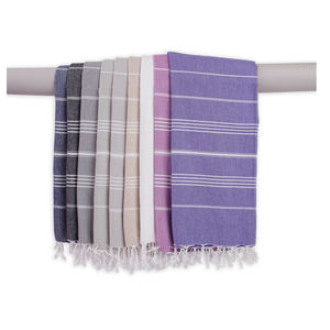 Ensemble de serviettes de bain, de plage et d'hôtel en peshtemal 100% coton tissé, de la plus haute qualité, séchage rapide, super douces - Product Image 1