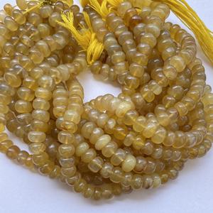 Perles rondes lisses en onyx jaune naturel de 8 mm, 10 mm, 12 mm, brin de perles, perles rondes semi-précieuses pour bijoux, haute qualité AAA - Product Image 4
