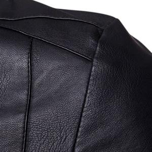 Vestes en cuir pakistanaises pour hommes Veste personnalisée en cuir véritable avec un long hiver Vestes en cuir bon marché pour hommes - Product Image 3