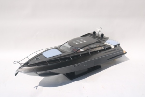 Bằng gỗ sunseeker Predator 64 màu đen và màu xám hải lý sơn thủ công Tốc độ mô hình tàu - Product Image 3