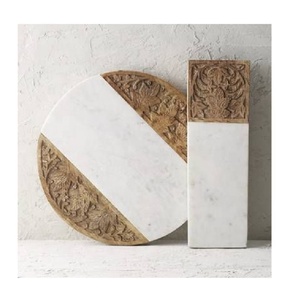 Plateau de service en bois d'acacia, écologique, durable, de qualité commerciale, très vendu, pour hôtel, restaurant, Noël - Product Image 4