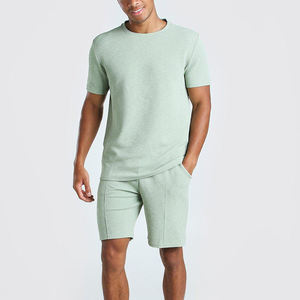 Conjunto informal de dos piezas para hombre, ropa de calle, Pantalones cortos personalizados de verano, chándal deportivo para hombre, Conjunto de camiseta y pantalones cortos - Product Image 4