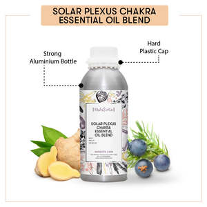 Huile Essentielle Thérapeutique Pressée à Froid pour le Plexus Solaire et les Chakras – Mélange d'Huiles Essentielles Ylang-Ylang, Bois de Santal, Bergamote, Arbre à Thé pour le Corps - Product Image 3