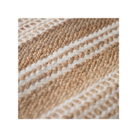 Tapis tissé à la main en laine et jute Z&H HOME, design simple, lavable, antidérapant, tissage plat, luxe, pour la maison, salon, salle à manger