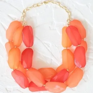 Necklace fashion Jewelry for women from India trendy look handmade resin necklace whit good look