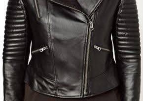 Chaqueta de Cuero Femenina de Alta Calidad, Ecológica, de Invierno, con Capas de Cuero Luxel, Botones y Cierre de Cremallera - Product Image 4