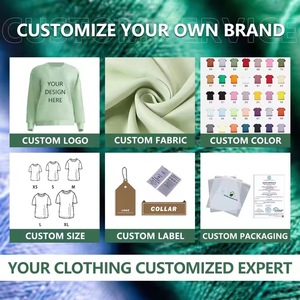 Conjunto de sudadera de 2 piezas Unisex de gran tamaño de otoño e invierno para mujer, chándal y chándal de patrón sólido con logotipo personalizado - Product Image 5