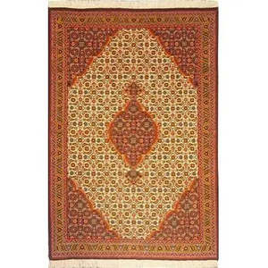 Tapis persan Tabriz unique en son genre, 4'8 x 3'3 - Product Image 1