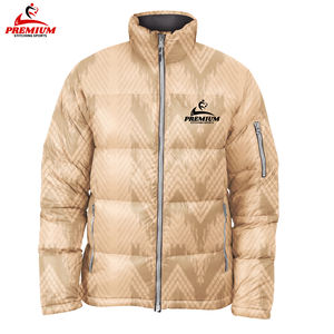Veste en duvet pour hommes Manteaux longs Nouveautés Manteau en duvet noir avec logo personnalisé Vestes en duvet imprimées par sublimation de haute qualité pour hommes - Product Image 5