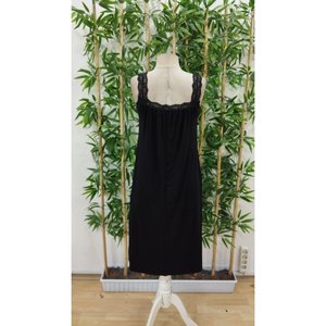 Vestido Largo de Viscosa con Cuello Cuadrado y Tirantes de Encaje Elegante para Mujer de Jane's, Vestido de Fiesta de Verano sin Mangas de Corte Regular y Largo Midi - Product Image 6