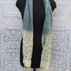 Pañuelos de Tela de Algodón Muslin Jamdani Tejidos a Mano de Alta Calidad con Envoltura para el Cuello, Pañuelos Dupatta, Pañuelo Hijab para Cubrir la Cabeza - Product Image 4