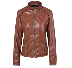 Vestes en cuir pour femmes d'usine directement fournir des vestes en cuir pour femmes 2025 Veste en cuir d'hiver pour hommes en cuir grande taille - Product Image 3