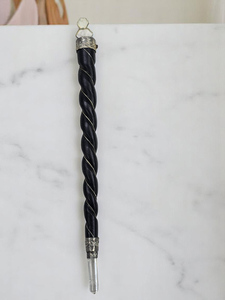 Vente en gros de cristaux Amayra Offre d'exportation Bâton en bois de style Feng Shui fait à la main Design rond en agate polie - Product Image 3