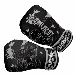 Gants MMA en cuir de vachette doré de haute qualité Gants de combat et d'entraînement professionnels personnalisables - Product Image 1