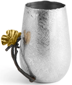 Atractivo diseño de flores jarrón decorativo plata pulida decoraciones para el hogar boda decorativa calidad estándar precio al por mayor - Product Image 5